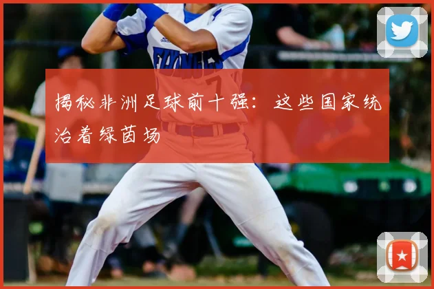 揭秘非洲足球前十强：这些国家统治着绿茵场